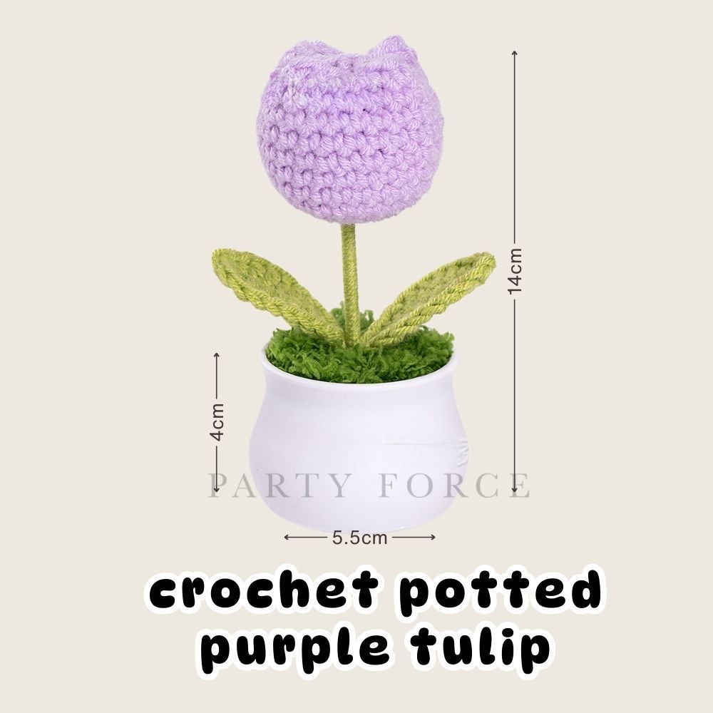 Personalised Crochet Sunflower Pot Teachers Day Gift Thank You Teacher Gift Bag Graduation Flowers