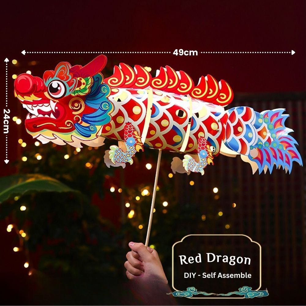Mid autumn Koi Fish DIY lantern Led light lantern