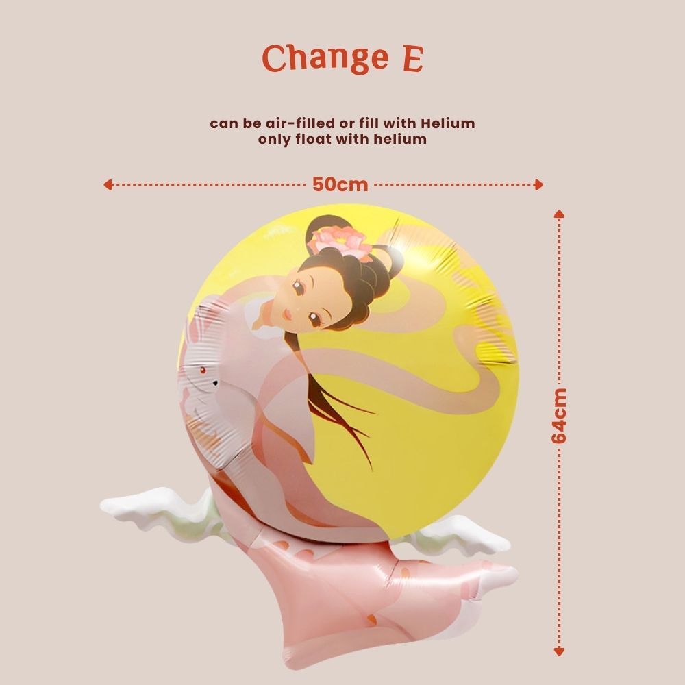 Mid Autumn Festival Handheld Balloon for promotions and events Goodie bag