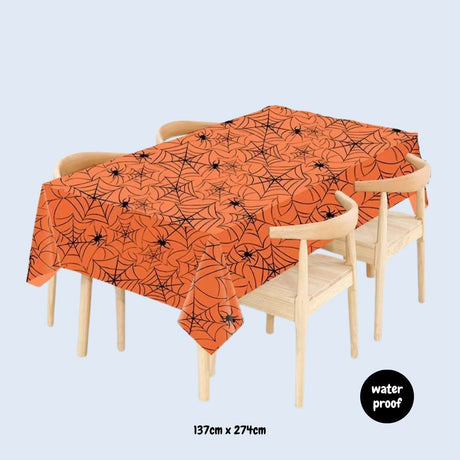 [SG Seller] Disposable Halloween Tableware paper plates Tablecloth