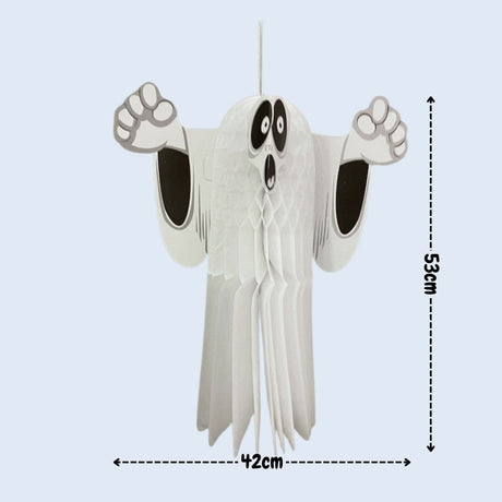[SG Seller] - Halloween Paper Decorative lantern party fan Latex Balloons