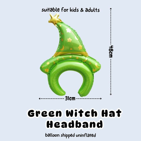 [SG Instock] Halloween Handheld Balloon Headband Dress Up Prop Foil Balloon Gift Party Decoration