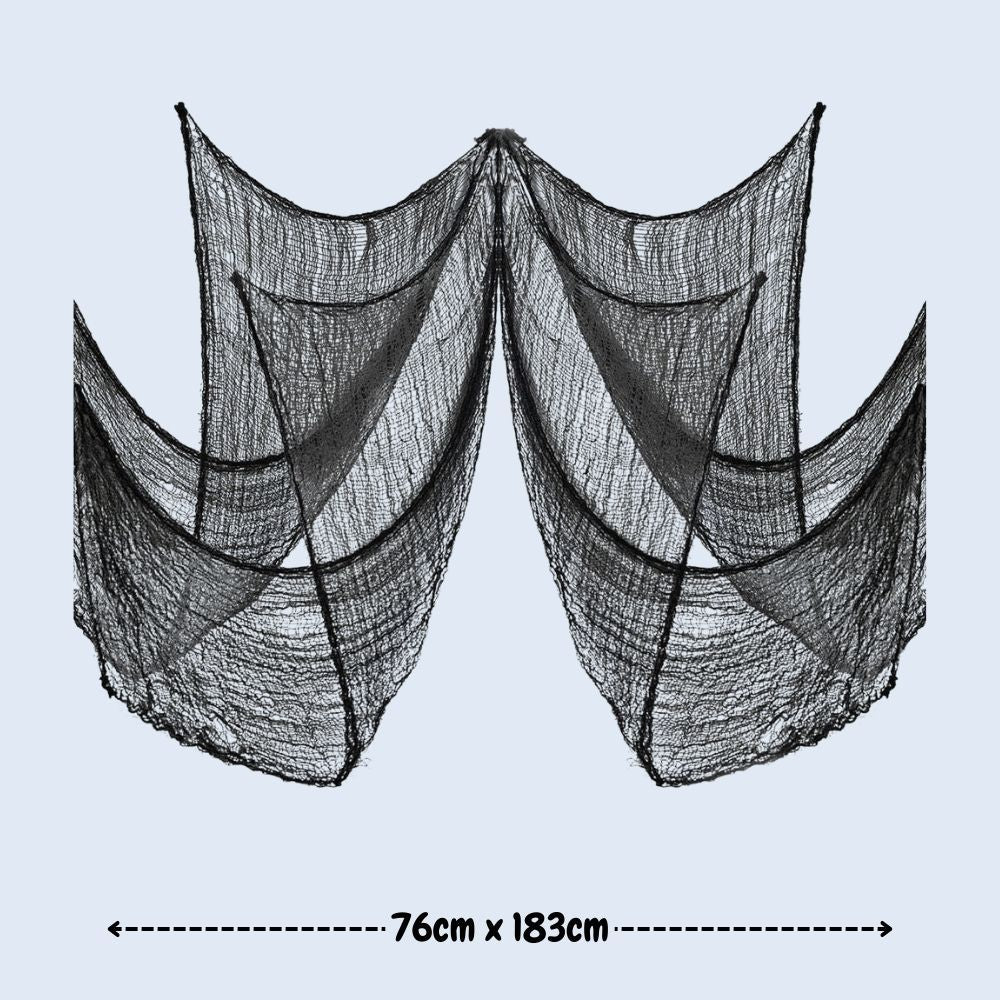 [SG Seller] Halloween Decoration Honeycomb party fan spider web for Halloween Party Decoration