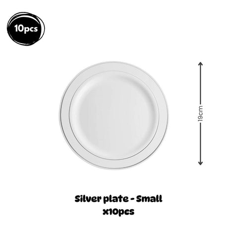 Premium Disposable tableware Cutlery Plates Cups and Napkin Package Birthday Wedding Party buffet