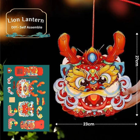 Mid autumn Koi Fish DIY lantern Led light lantern