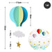 Rainbow Colour Theme Birthday Banner Balloon Candle Party Decoration