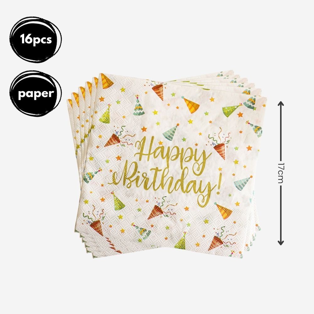 Rainbow Colour Theme Birthday Banner Balloon Candle Party Decoration