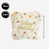 Rainbow Colour Theme Birthday Banner Balloon Candle Party Decoration