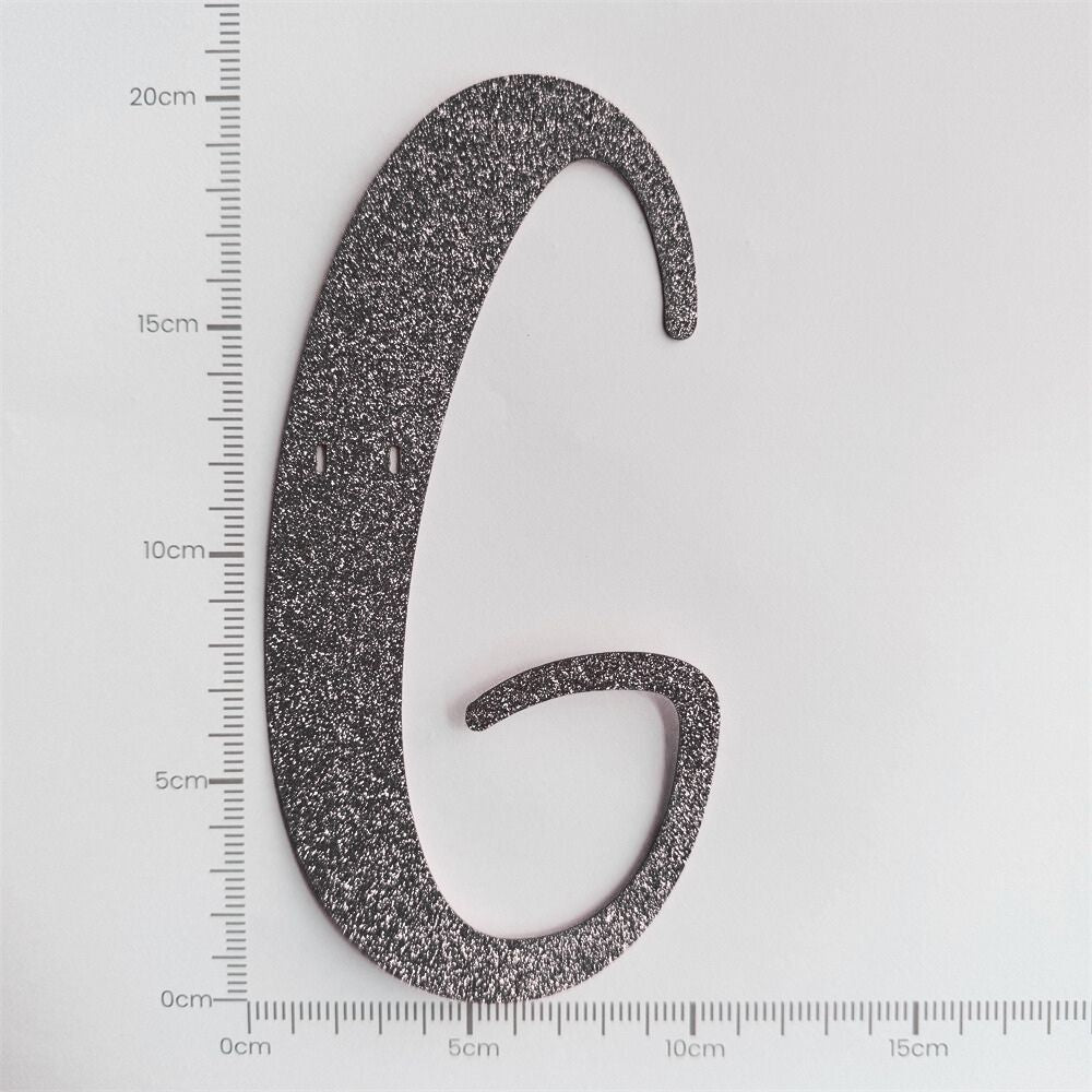 [SG Instock[ Customised Cursive Banner Glitter Black Script Font Custom Banner Happy Birthday Banner