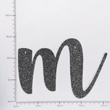 [SG Instock[ Customised Cursive Banner Glitter Black Script Font Custom Banner Happy Birthday Banner