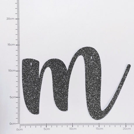 [SG Instock[ Customised Cursive Banner Glitter Black Script Font Custom Banner Happy Birthday Banner