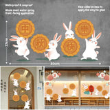 Mid-Autumn Festival electrostatic vinyl decals for Glass Window Stickers Decoration