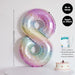 Rainbow Colour Theme Birthday Banner Balloon Candle Party Decoration
