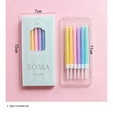 [SG Seller] - Pastel Color Theme Birthday Banner Balloon Candle Party Decoration