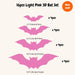 Halloween 3D Bat & Spider Wall Stickers