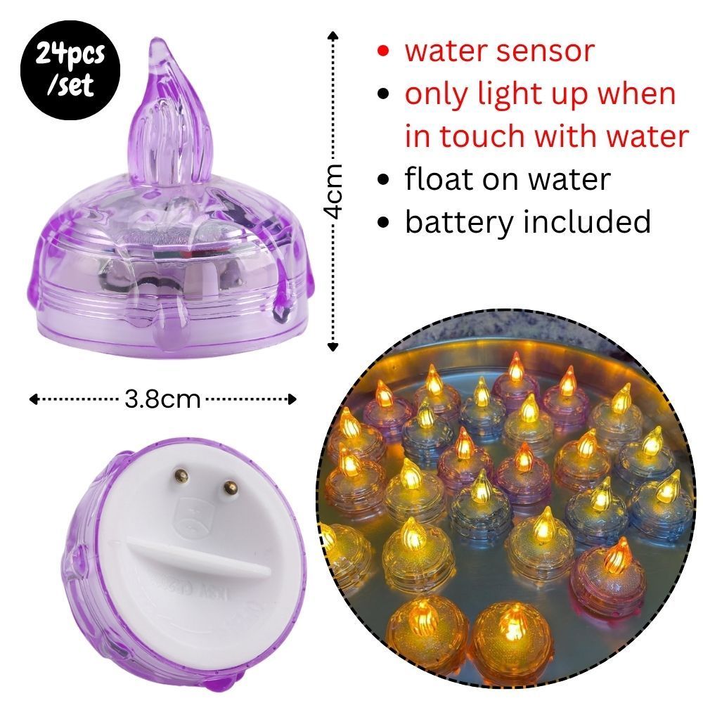 [SG Instock] Happy Deepavali Diwali decoration Gift Banner Floating Candle lights