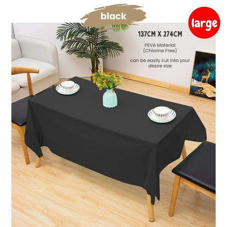 Disposable table cloth Waterproof table cover for birthday party wedding events