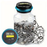 [SG Seller] - Personalised Piggy Bank with Digital Counter And LCD Display Kids Birthday Gift