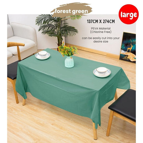 Disposable table cloth Waterproof table cover for birthday party wedding events