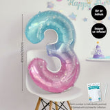 Rainbow Colour Theme Birthday Banner Balloon Candle Party Decoration