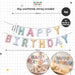 [SG Seller] - Pastel Color Theme Birthday Banner Balloon Candle Party Decoration