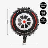 Personalised Hot Wheels Racing Theme Birthday Party Balloon Banner Decoration