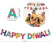 [SG Instock] Happy Deepavali Diwali decoration Gift Banner Floating Candle lights