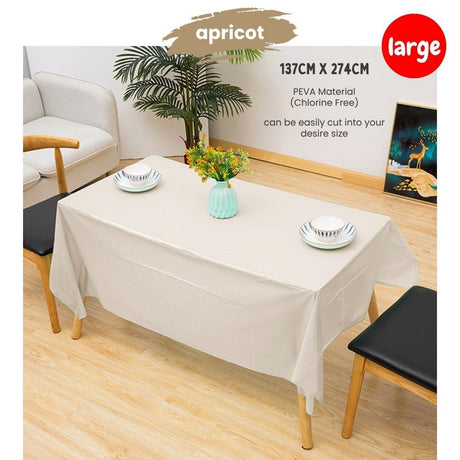 Disposable table cloth Waterproof table cover for birthday party wedding events