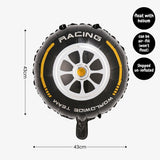 Personalised Hot Wheels Racing Theme Birthday Party Balloon Banner Decoration