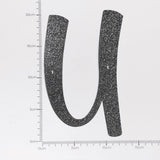 [SG Instock[ Customised Cursive Banner Glitter Black Script Font Custom Banner Happy Birthday Banner