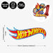 Personalised Hot Wheels Racing Theme Birthday Party Balloon Banner Decoration
