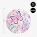 Personalised Butterfly Theme Birthday Party Balloon Banner Decoration