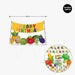 Personalised Fruits and Vegetable Theme Birthday Balloon Party Balloon Banner Decoration