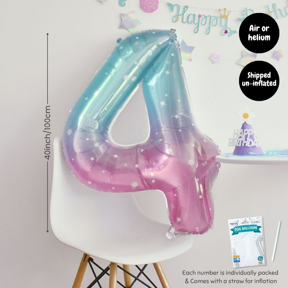 Rainbow Colour Theme Birthday Banner Balloon Candle Party Decoration