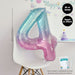 Rainbow Colour Theme Birthday Banner Balloon Candle Party Decoration