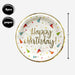 Rainbow Colour Theme Birthday Banner Balloon Candle Party Decoration