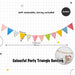 Rainbow Colour Theme Birthday Banner Balloon Candle Party Decoration