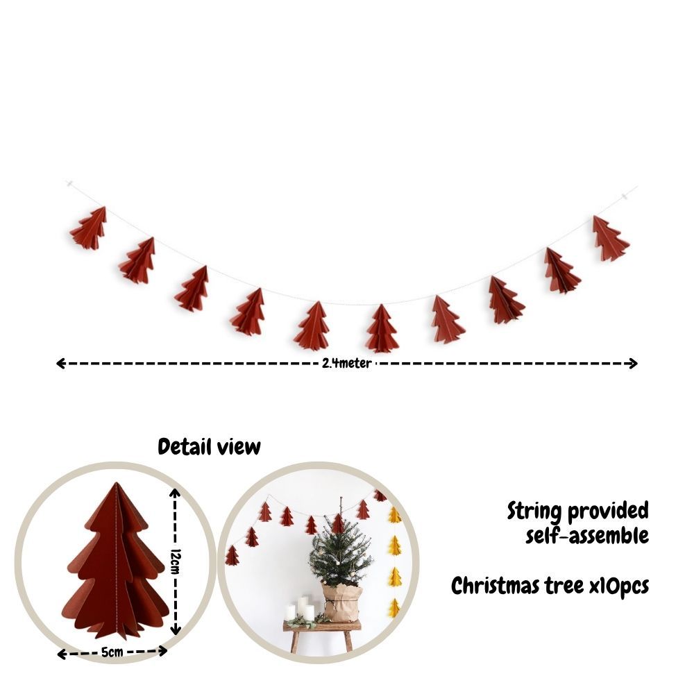 Christmas Banner Garland Decoration Christmas fairy Light