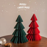 Honeycomb Display Christmas Tree Paper folding origami for tabletop counter top shelf display