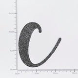 [SG Instock[ Customised Cursive Banner Glitter Black Script Font Custom Banner Happy Birthday Banner