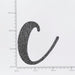 [SG Instock[ Customised Cursive Banner Glitter Black Script Font Custom Banner Happy Birthday Banner