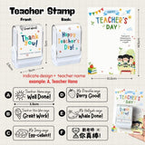Personalised Teacher Stamp Name Sticker Name Labels Teacher's Day Gift Teachers Day