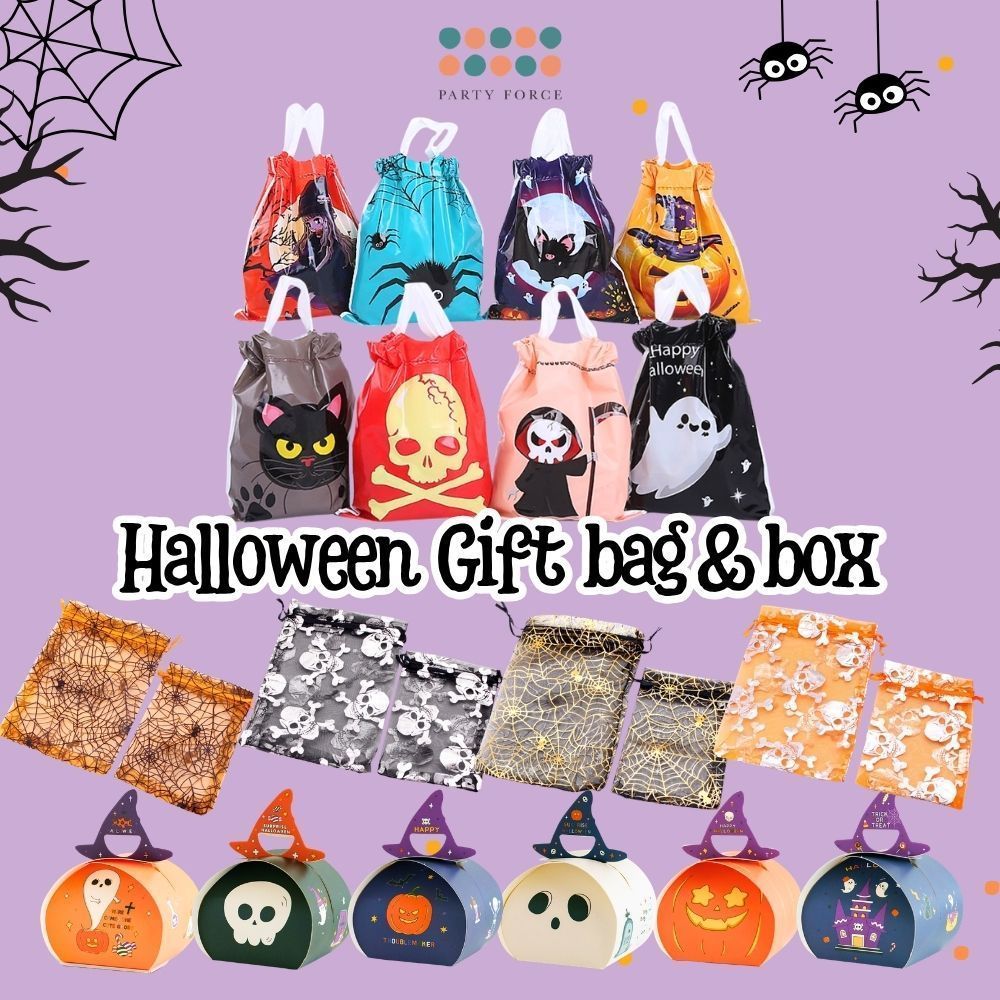 Halloween trick or treat Gift Bag Lollipop Candy Sweet Gift Box