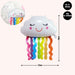Rainbow Colour Theme Birthday Banner Balloon Candle Party Decoration