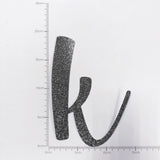[SG Instock[ Customised Cursive Banner Glitter Black Script Font Custom Banner Happy Birthday Banner