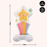 Rainbow Colour Theme Birthday Banner Balloon Candle Party Decoration