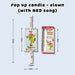 [SG Seller] -  Surprise Pop Up Banner Candle for birthday cake decoration