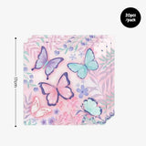 Personalised Butterfly Theme Birthday Party Balloon Banner Decoration