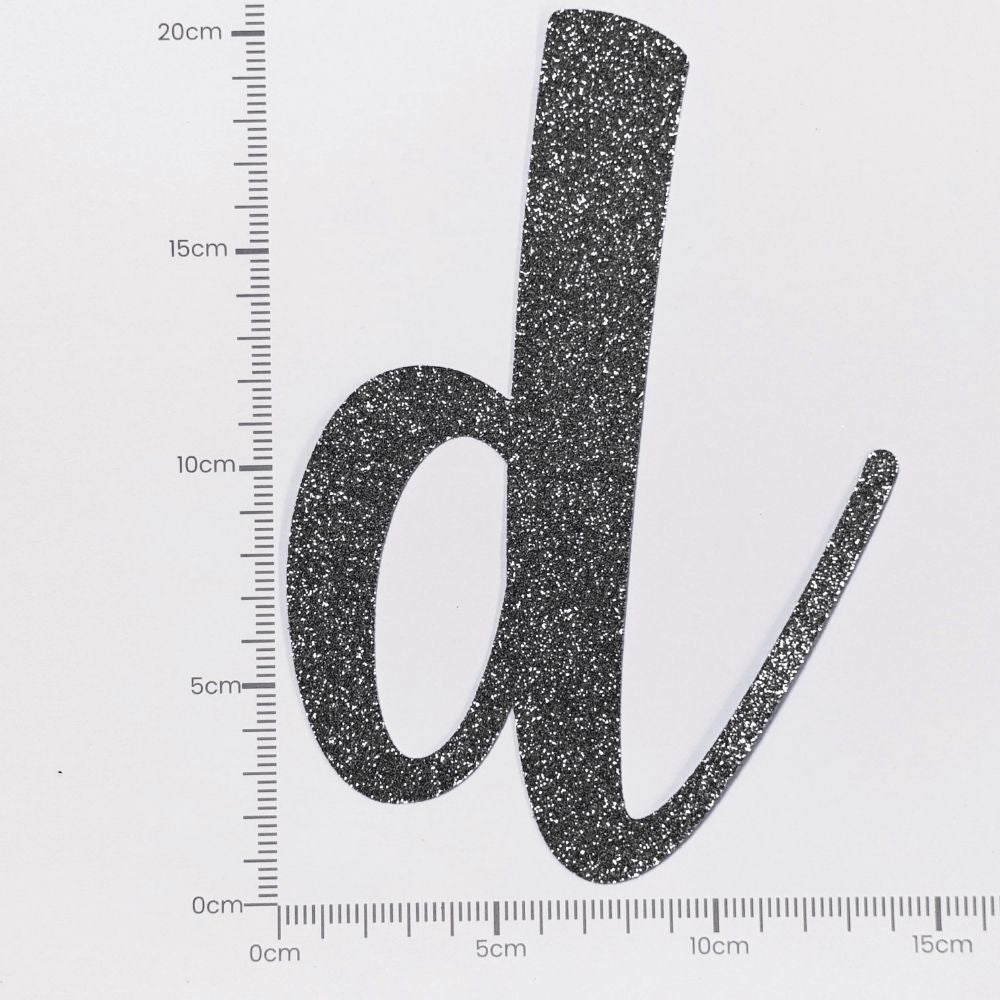 [SG Instock[ Customised Cursive Banner Glitter Black Script Font Custom Banner Happy Birthday Banner