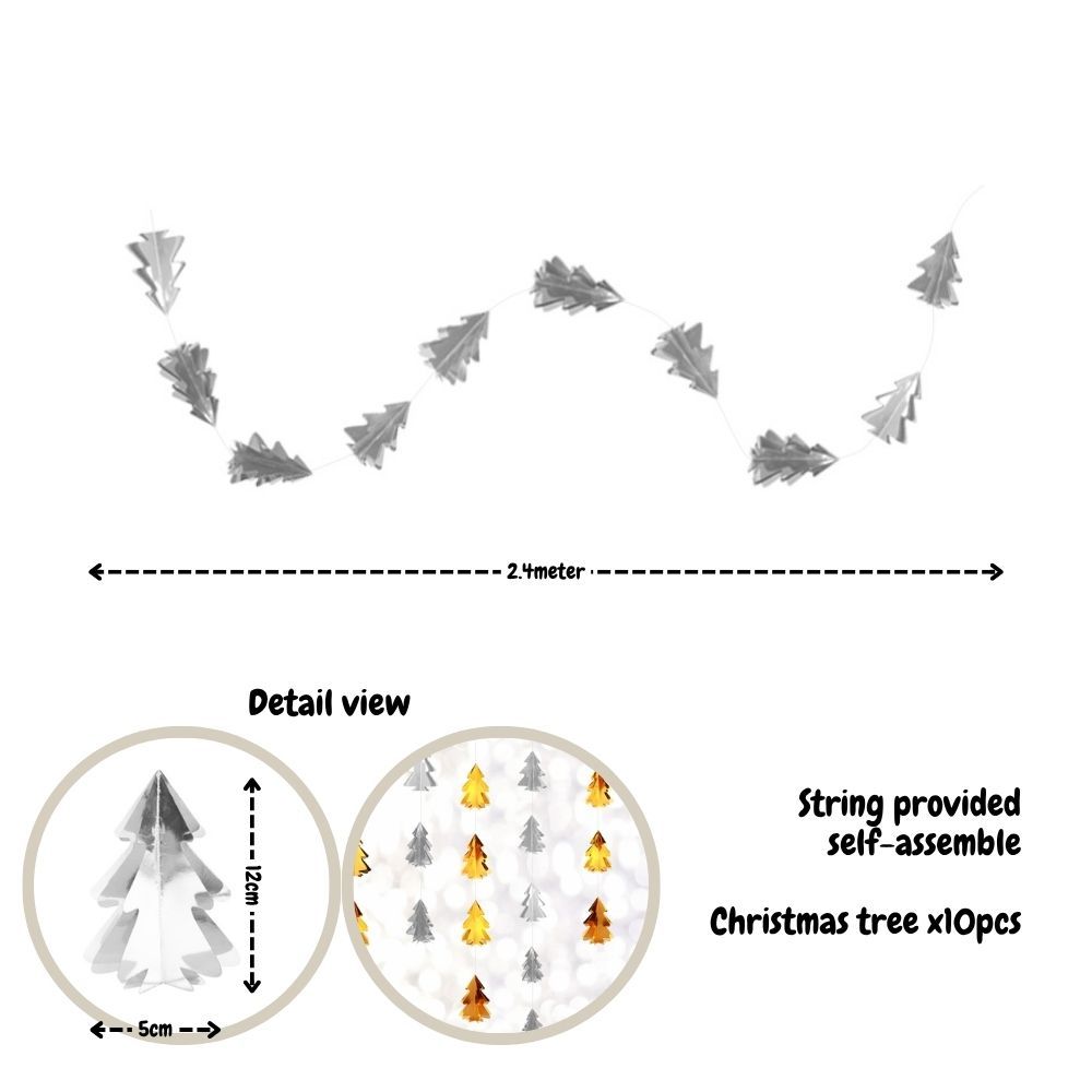 Christmas Banner Garland Decoration Christmas fairy Light